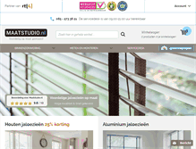Tablet Screenshot of maatstudio.nl